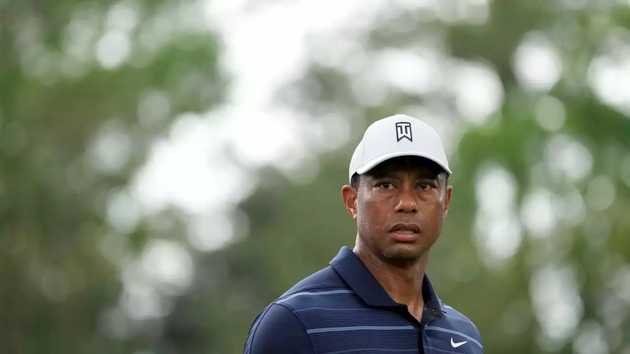 Masters 2023: Tiger Woods wraps up second round after weather delay