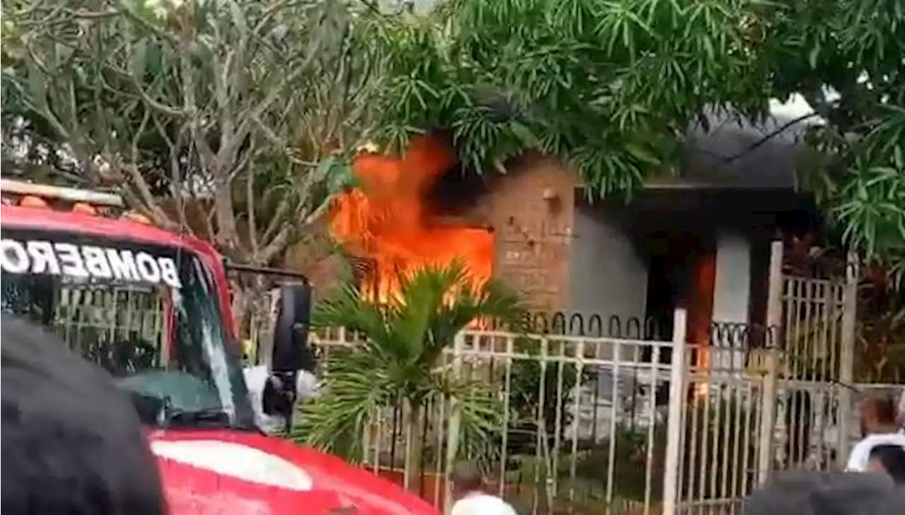 Incendio causó daños en una vivienda en Sabanalarga