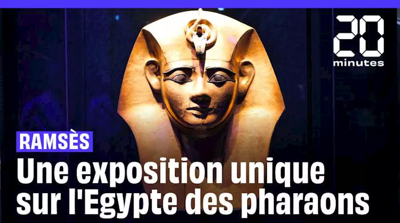 Découvrez le sarcophage du célèbre pharaon Ramsès II dans une expo à Paris