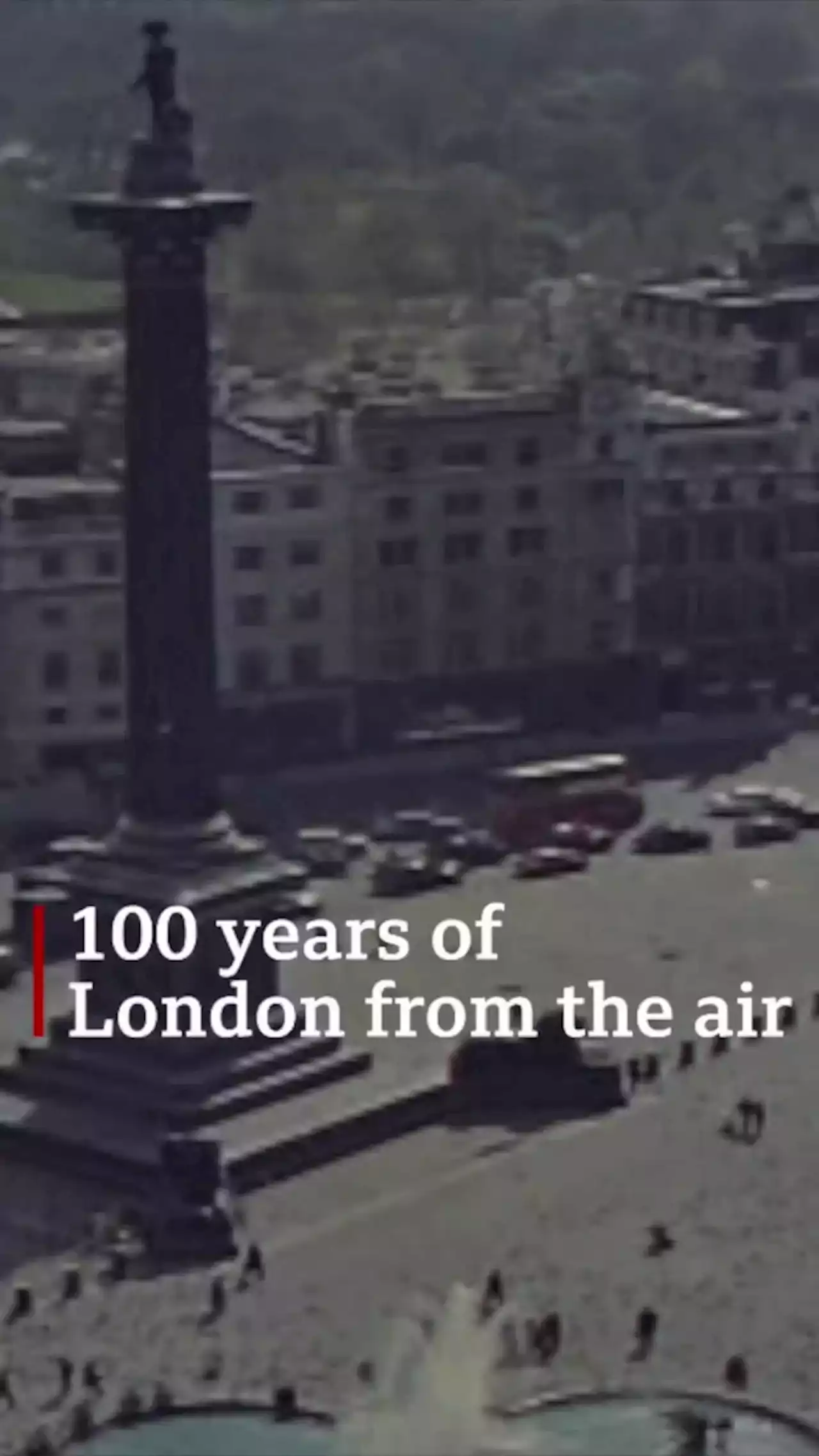 London now and then: Aerial footage from 1923