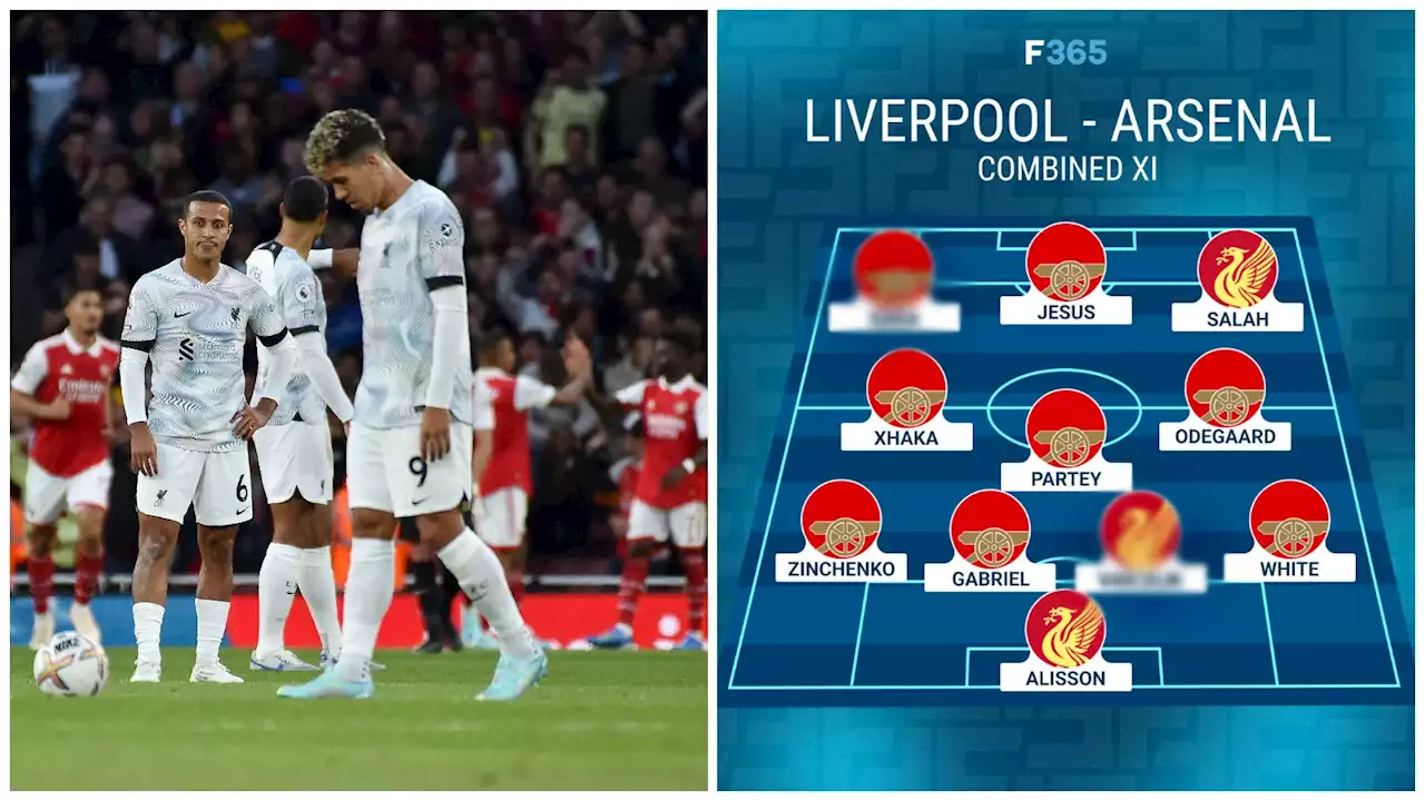 Arsenal dominate combined XI with Liverpool: Xhaka over Thiago, White beats Trent