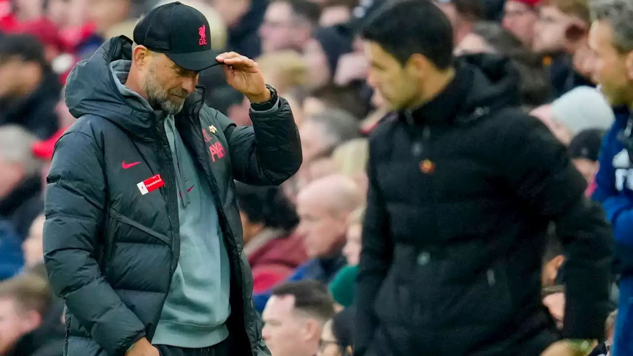 Klopp 'not overly happy' as he questions how 'typical' Liverpool 'could not' beat Arsenal