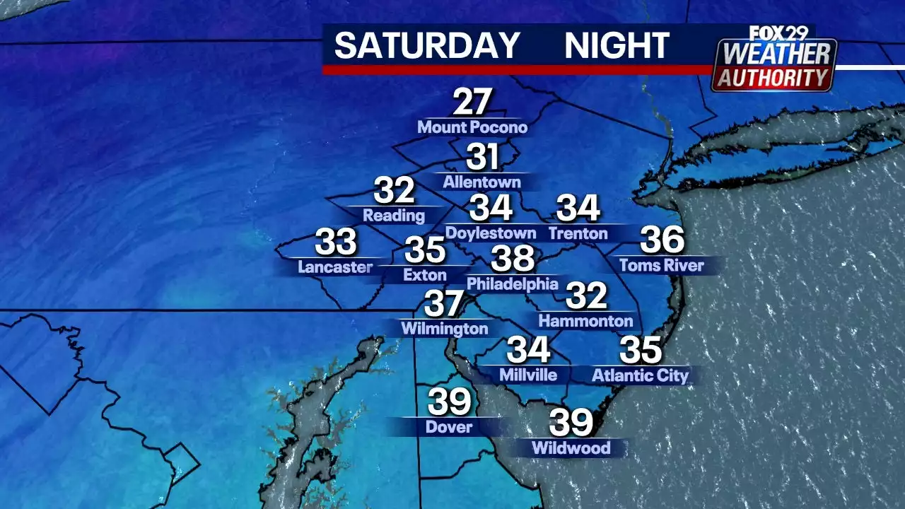 Weather Authority: Cold Saturday night ahead of freeze warning for Easter morning