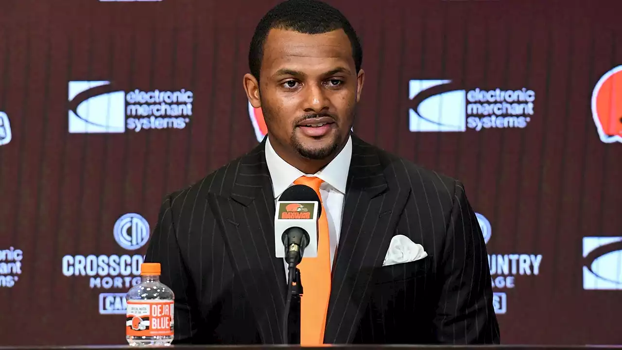 Browns' Deshaun Watson will be deposed in sexual misconduct lawsuit