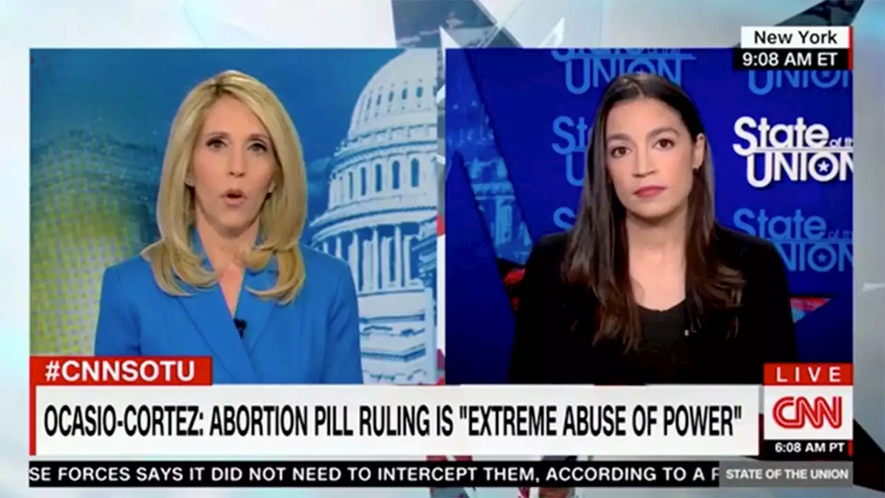 CNN presses Rep. Ocasio-Cortez over claims Biden admin should 'ignore' abortion ruling: 'Stunning position'