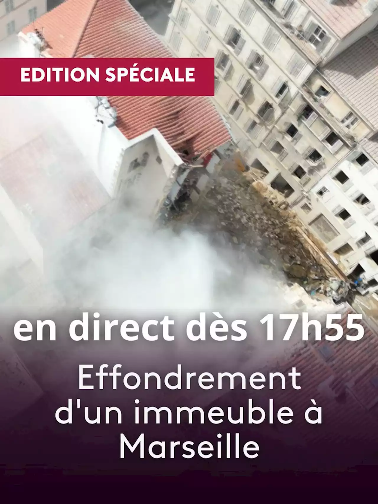 Effondrement d'un immeuble à Marseille : neuf personnes portées disparues et au moins cinq blessés