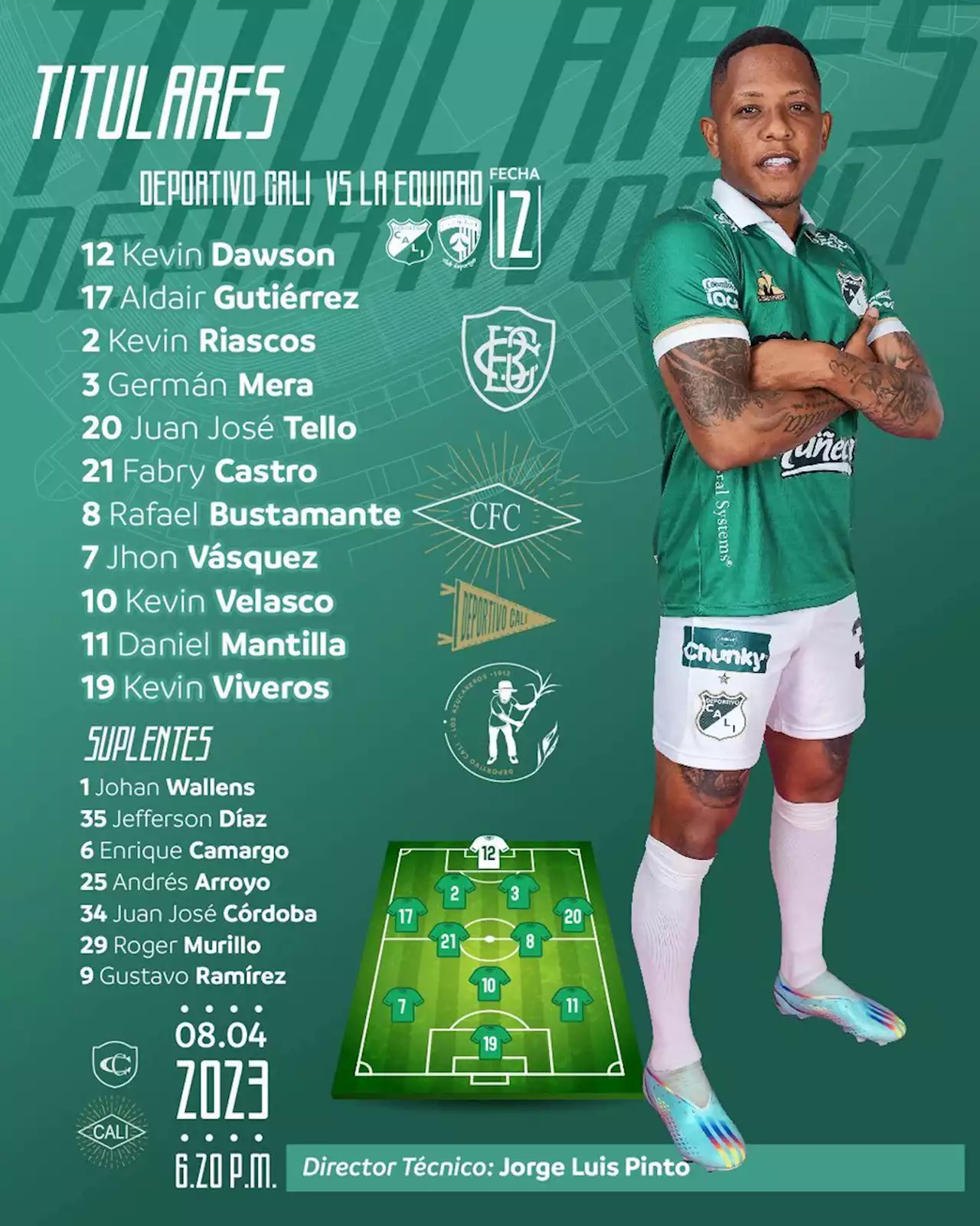 Cali vs. Equidad EN VIVO: el azucarero quiere ‘resucitar’ en la Liga