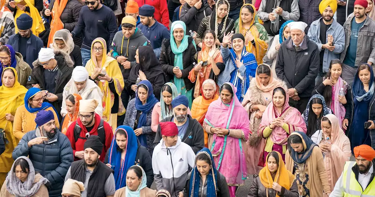 Thousands of Glasgow Sikhs descend on streets for colourful Vaisakhi celebration