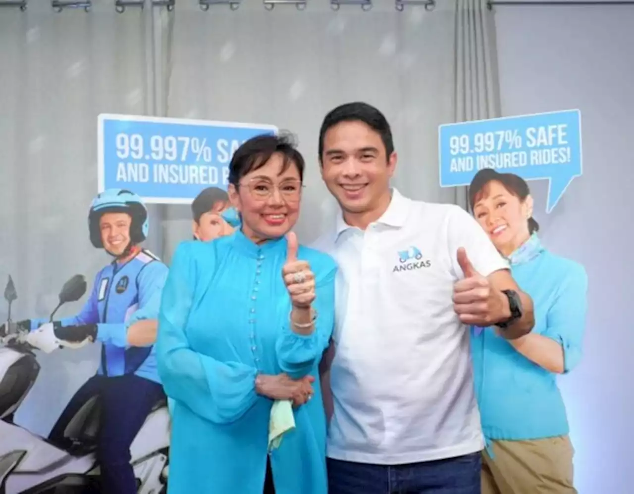 Angkas, Vilma Santos launch video campaign on safe, reliable transportation