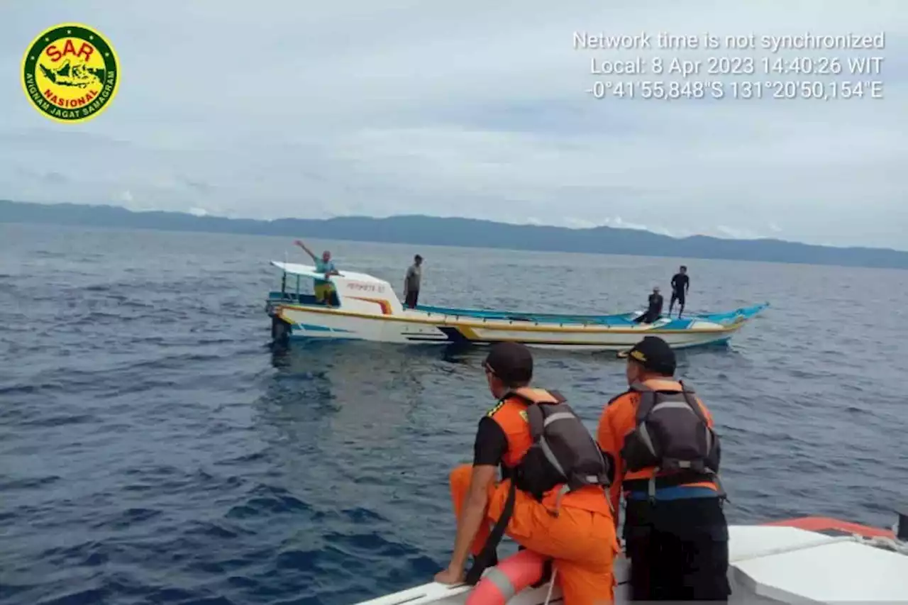 Kapal Anugerah 13 Tenggelam di Perairan Ram Raja Ampat, 4 Orang Diselamatkan Tim SAR