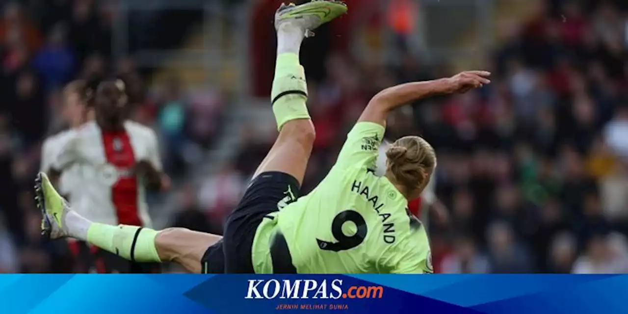 Puja-puji untuk Gol Tendangan Salto Haaland ke Gawang Southampton