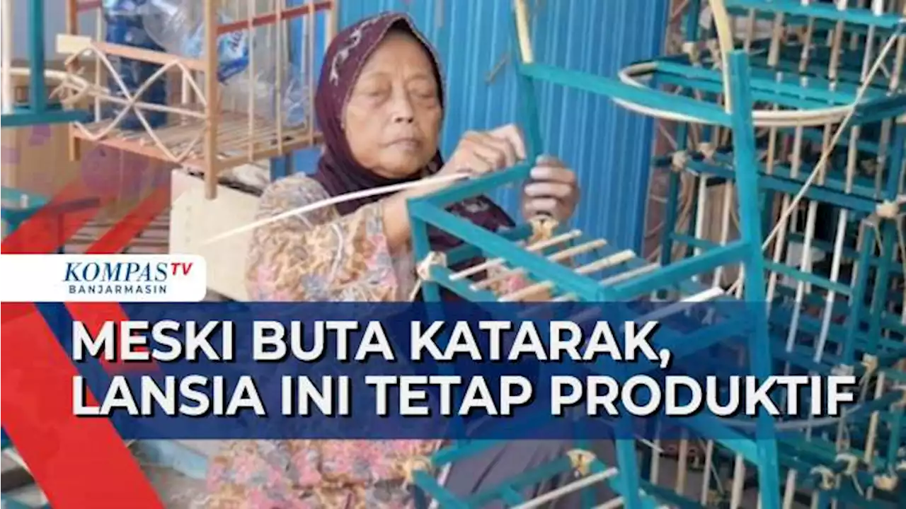 Kisah Inspiratif, Lansia Tetap Produktif Meski Pengelihatan Terbatas