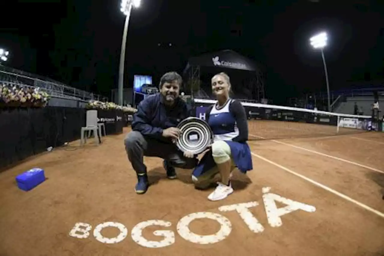 Radicada no Rio de Janeiro, Shymanovich é campeã de duplas no WTA de Bogotá