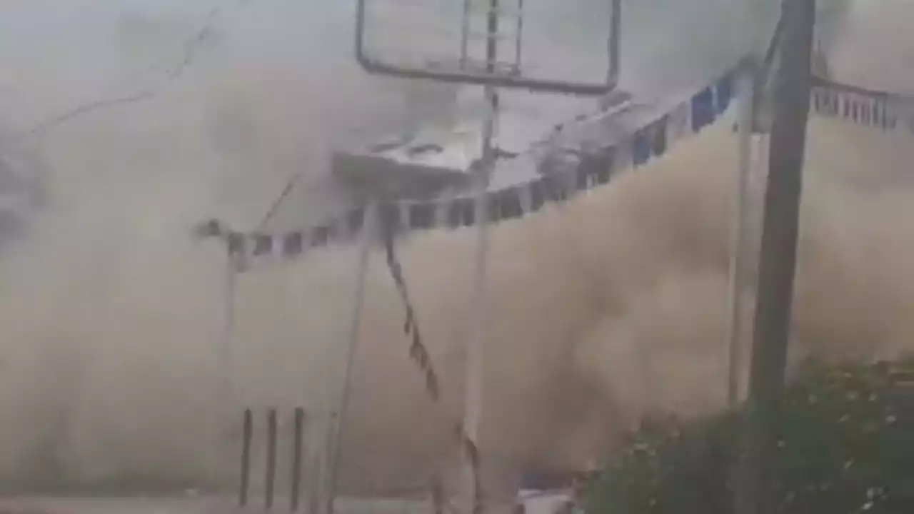 VIDEO. Cae segundo edificio de fraccionamiento La Sierra, de Tijuana