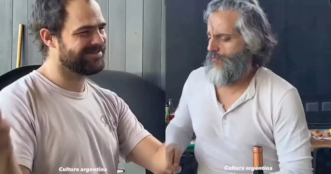 Video: Peter Lanzani, Rodrigo de La Serna y Joaquín Furriel bailaron juntos en un asado | Mirá | La Voz del Interior