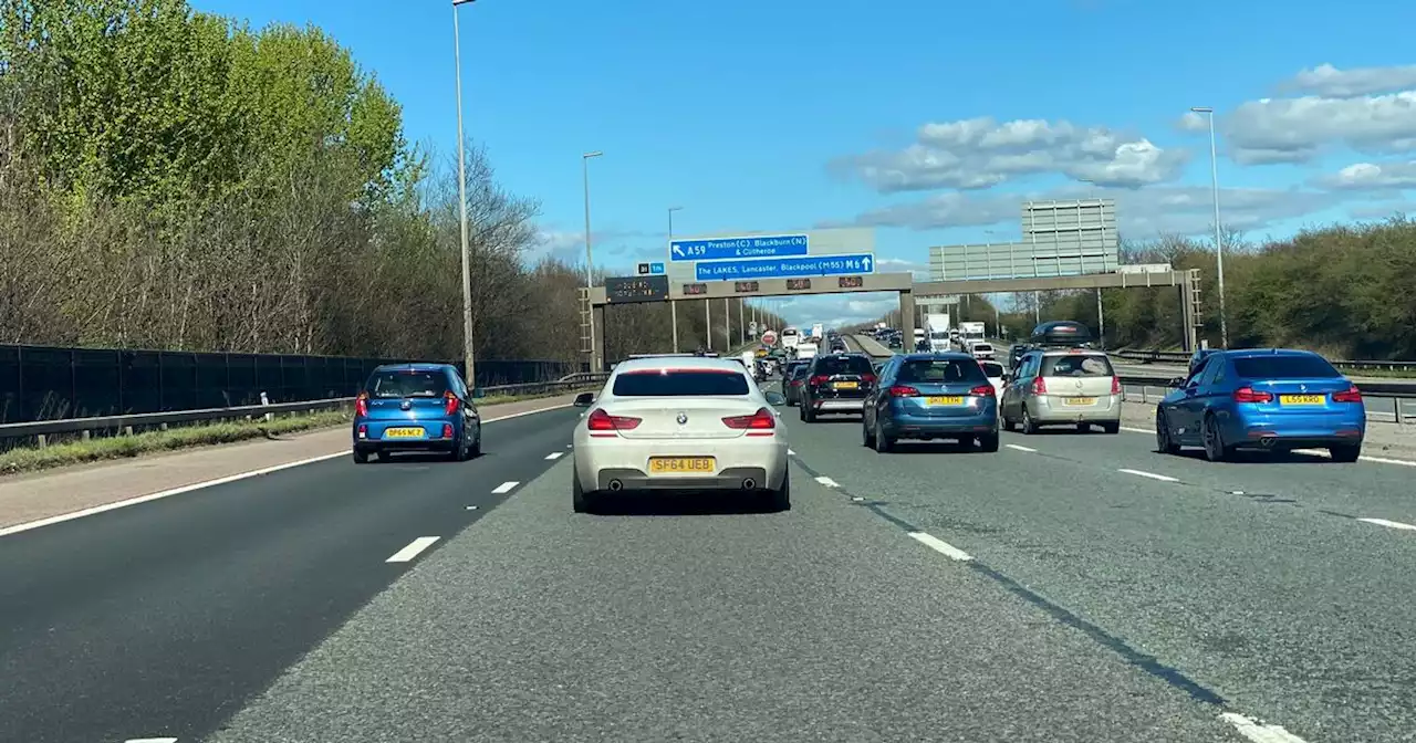 Easter Sunday M6, M61, M55, M65 live updates