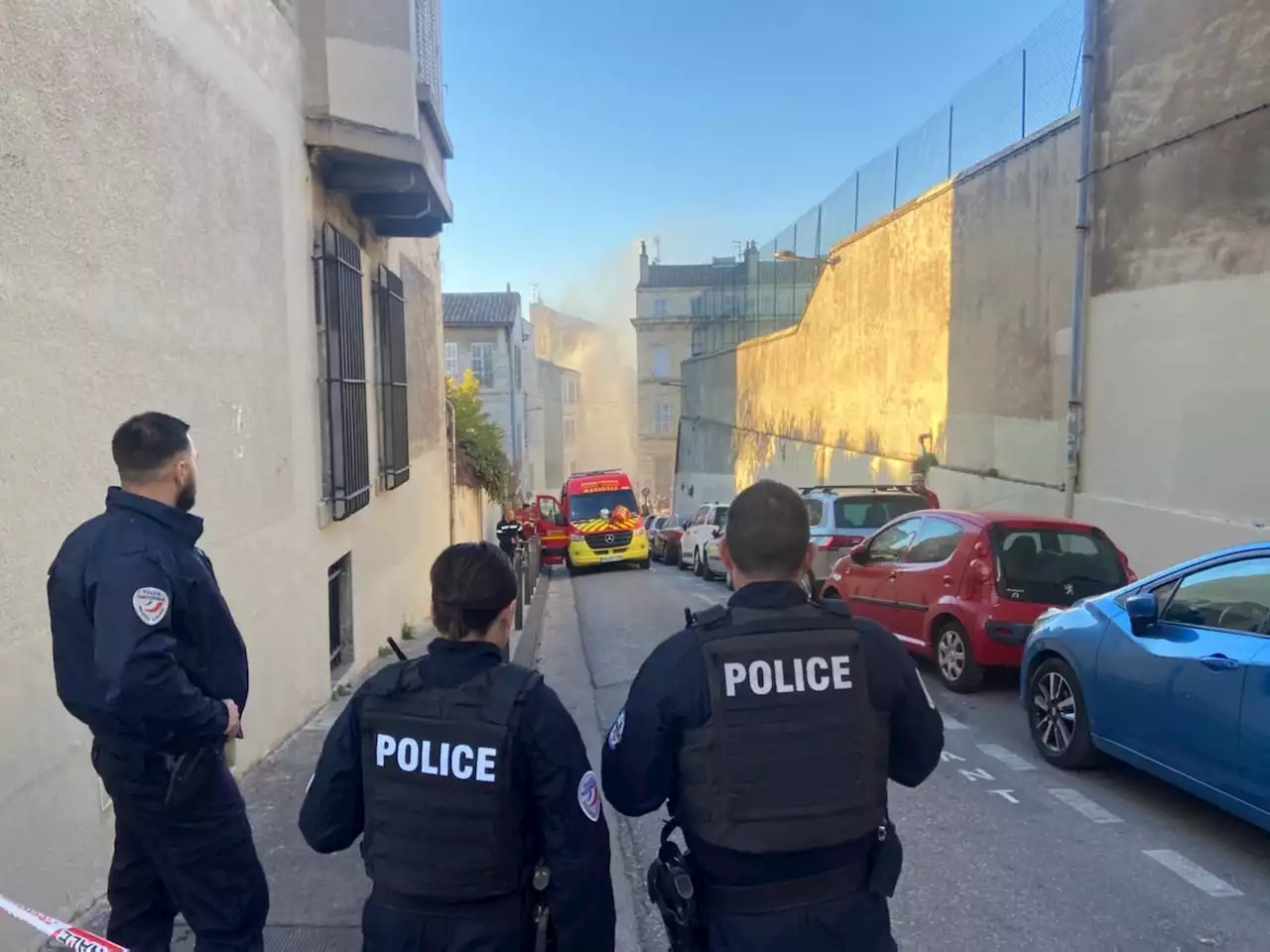 Un immeuble s'effondre cette nuit rue de Tivoli à Marseille, le quartier est bouclé