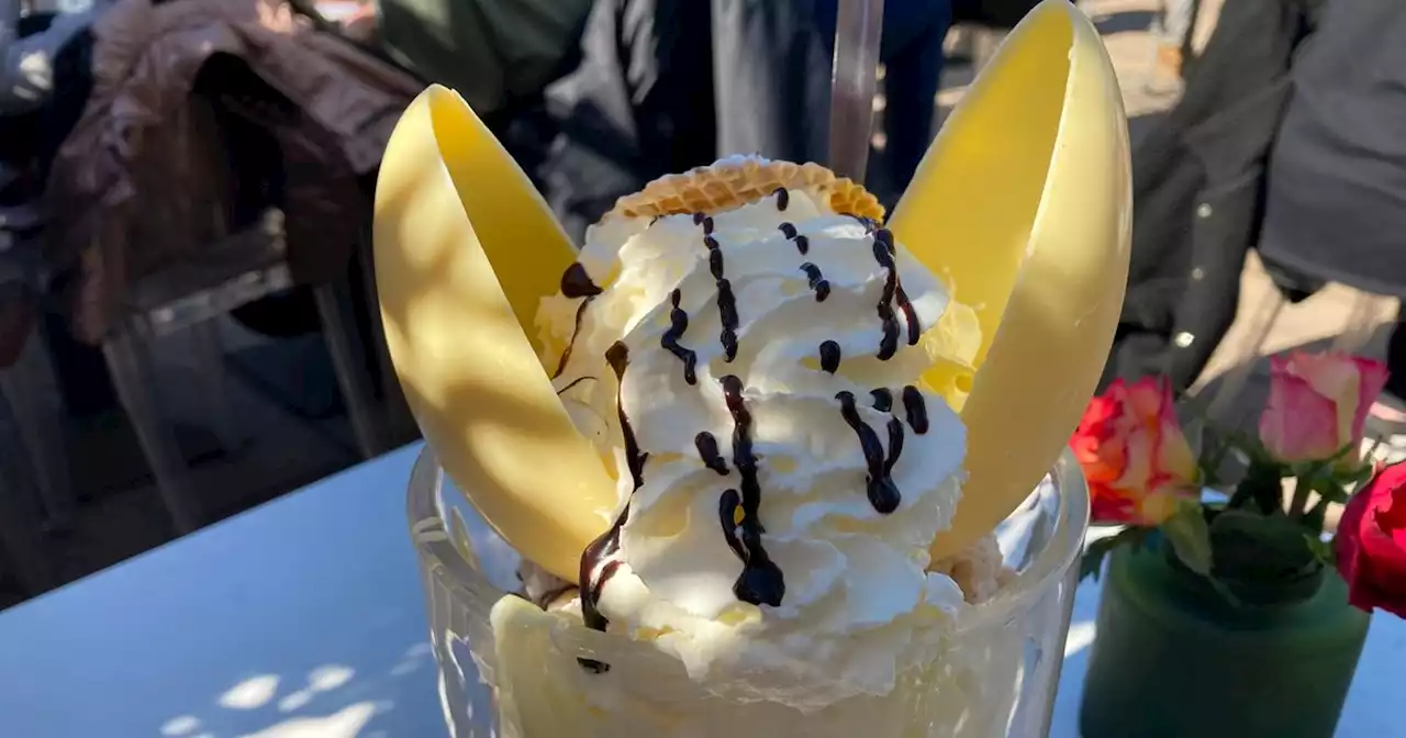 'We had epic Easter egg desserts at idyllic ice cream café Grandpa Greene's'