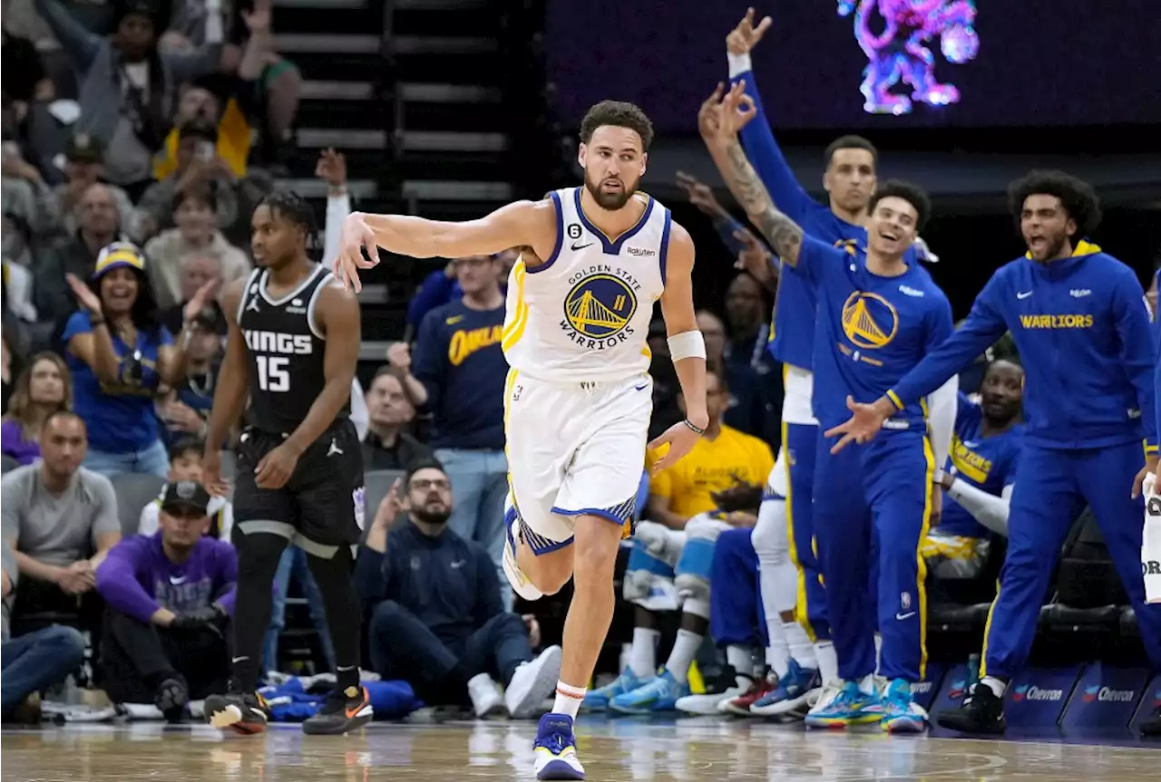 Klay Thompson becomes third NBA player to reach 300 3-pointers in a season