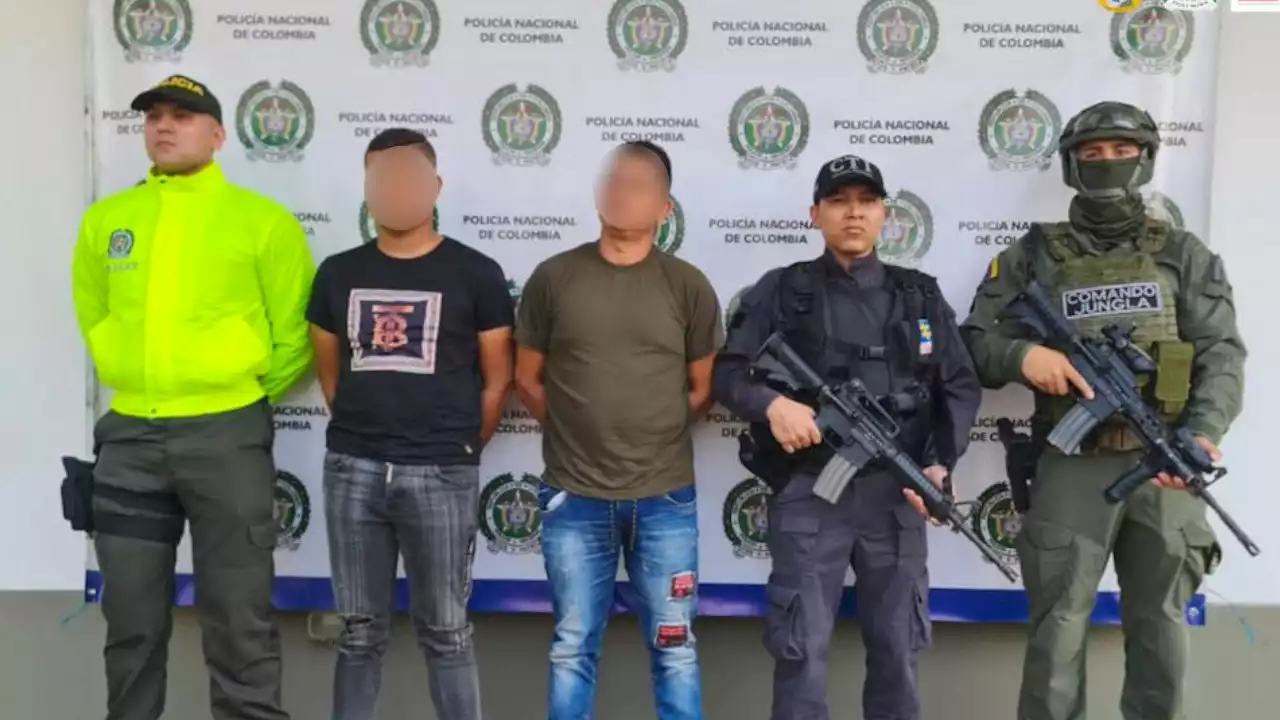 [VIDEO] Cárcel para alias 'El Negro' y alias 'Visajes' integrantes de las disidencias de las FARC