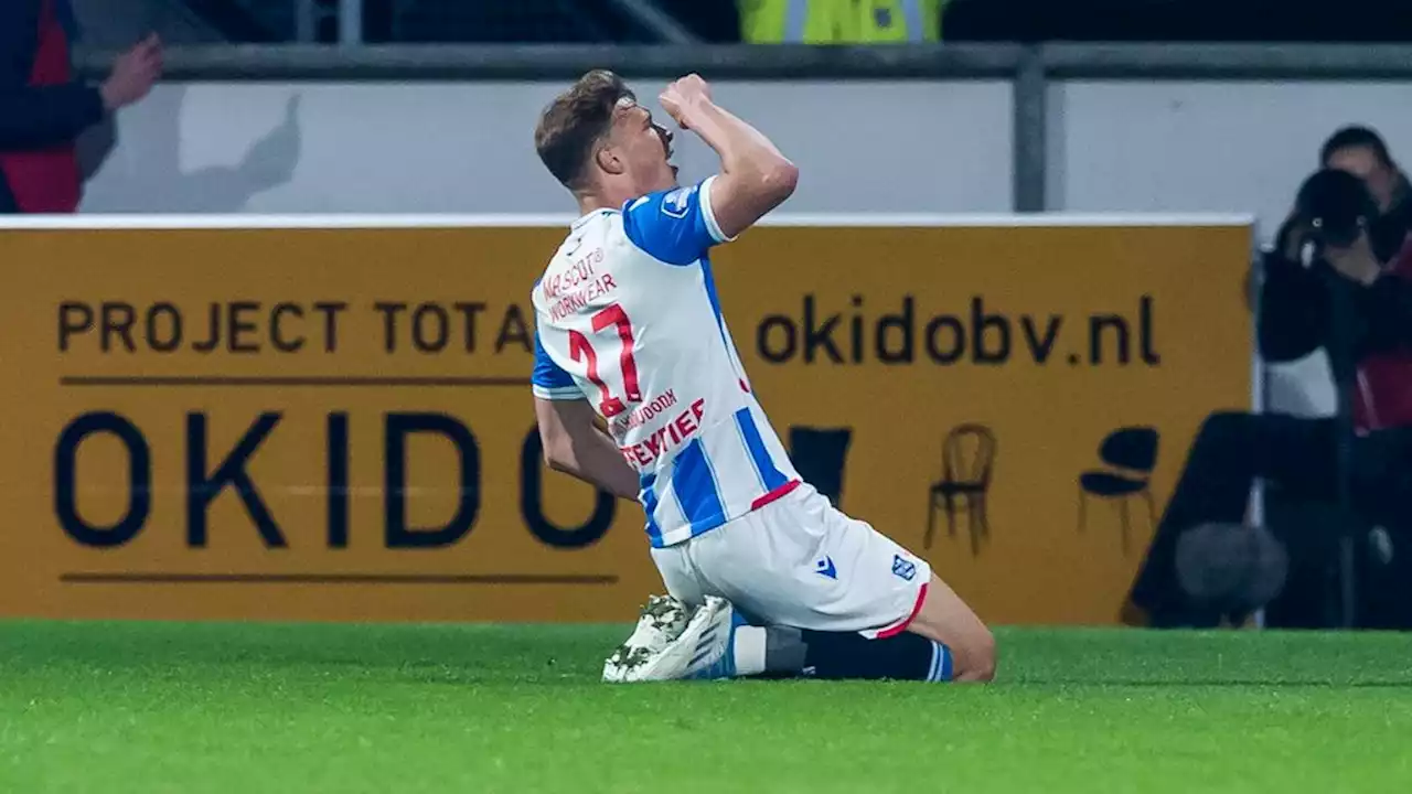 Van Hooijdonk leidt Heerenveen met vijfde en zesde goal op rij langs FC Volendam