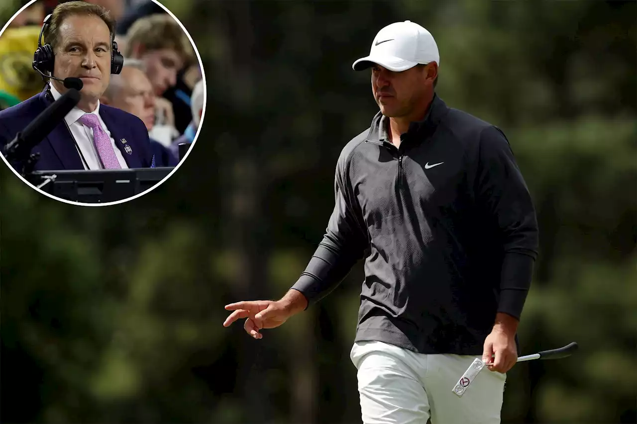 Jim Nantz makes ‘CW’ reference about LIV Golf’s Brooks Koepka during Masters broadcast