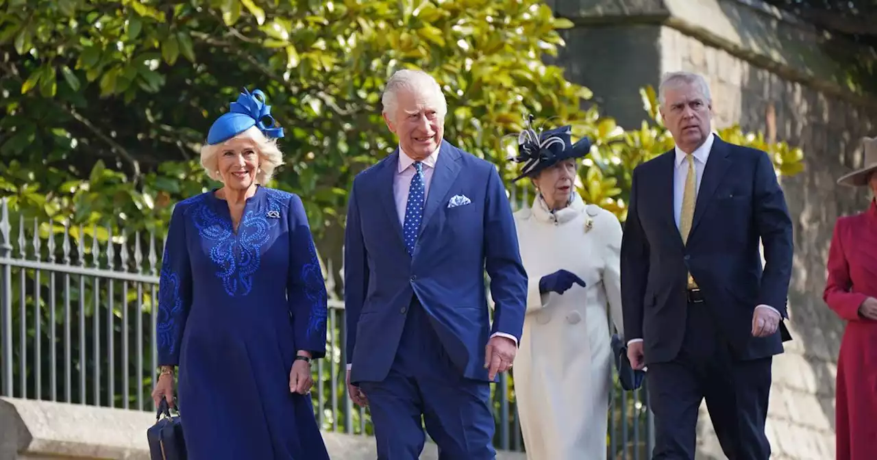 Photos of the Royal family as they attend the Easter Sunday service