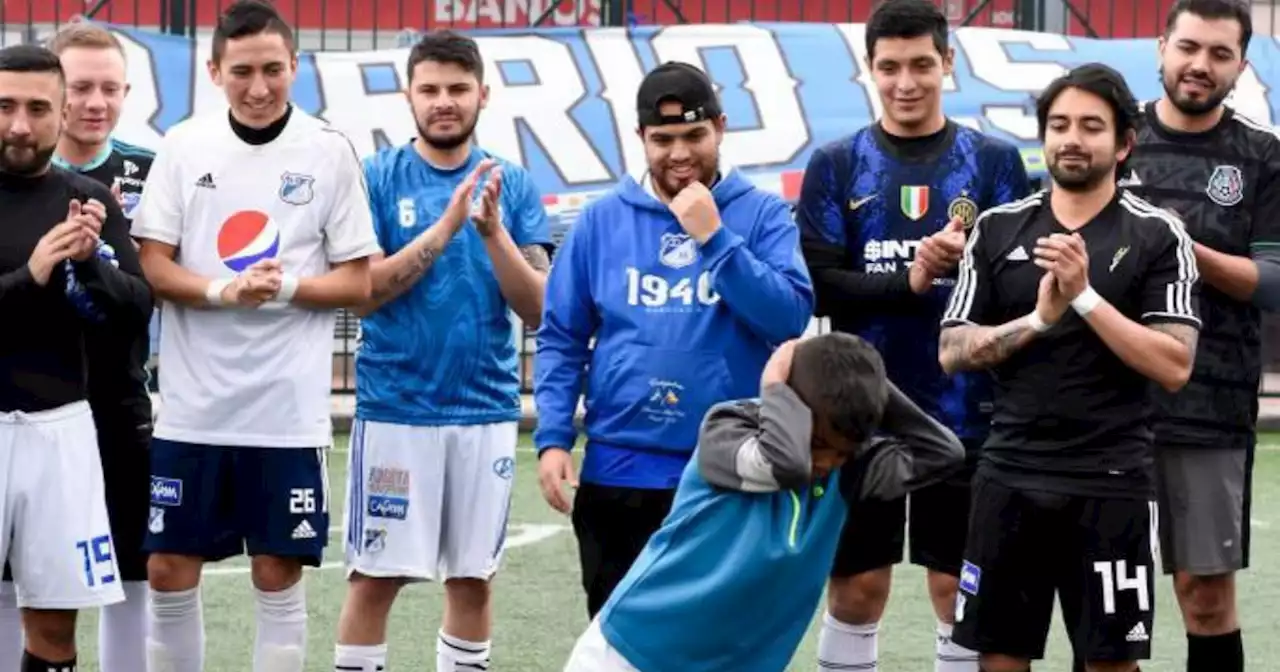 Hinchas de Millonarios se reivindicaron con el niño que sacaron de una tribuna en El Campín