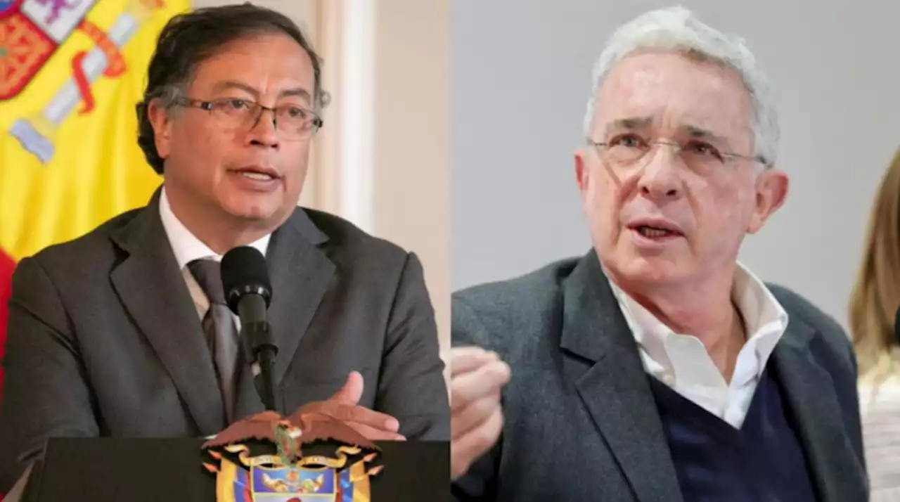 El presidente Gustavo Petro se despacha contra Álvaro Uribe por sus críticas a la reforma pensional