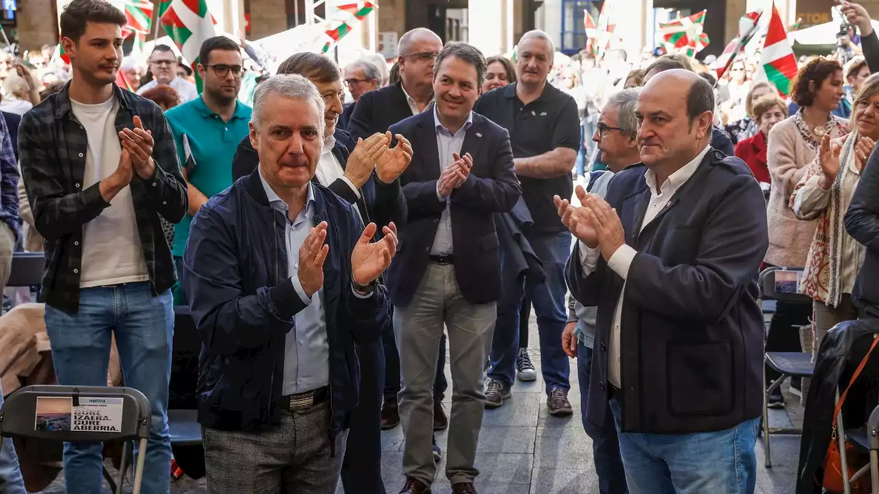 El País Vasco celebra un Aberri Eguna marcado por las elecciones y con Ortuzar reivindicando Euskadi como 'nación europea'