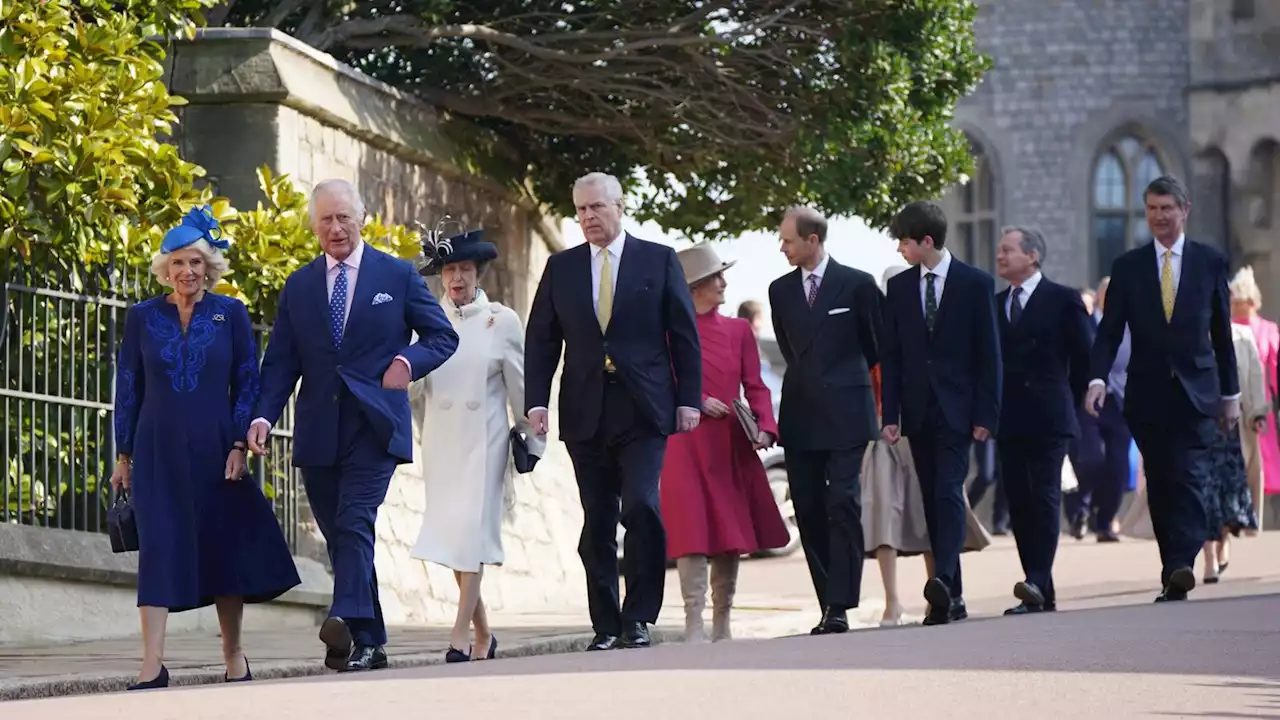 Royal Family attend King's first Easter Sunday service at Windsor