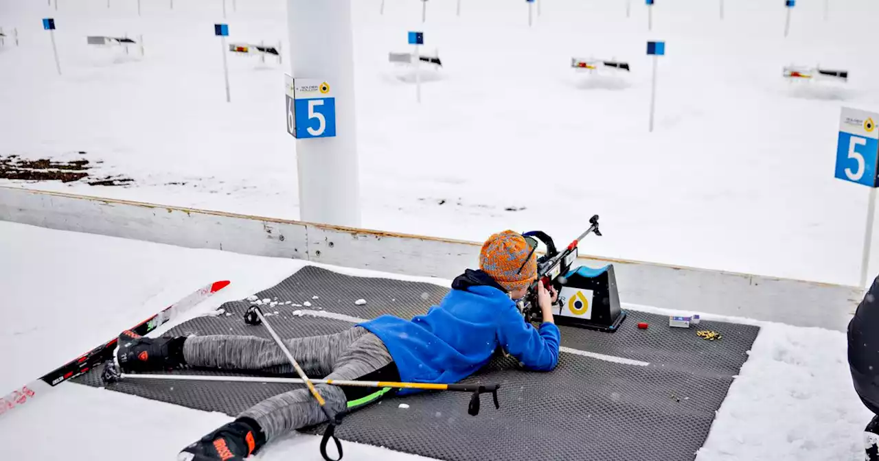 Combining skiing and shooting, biathlon teaches you to ski fast and stay calm