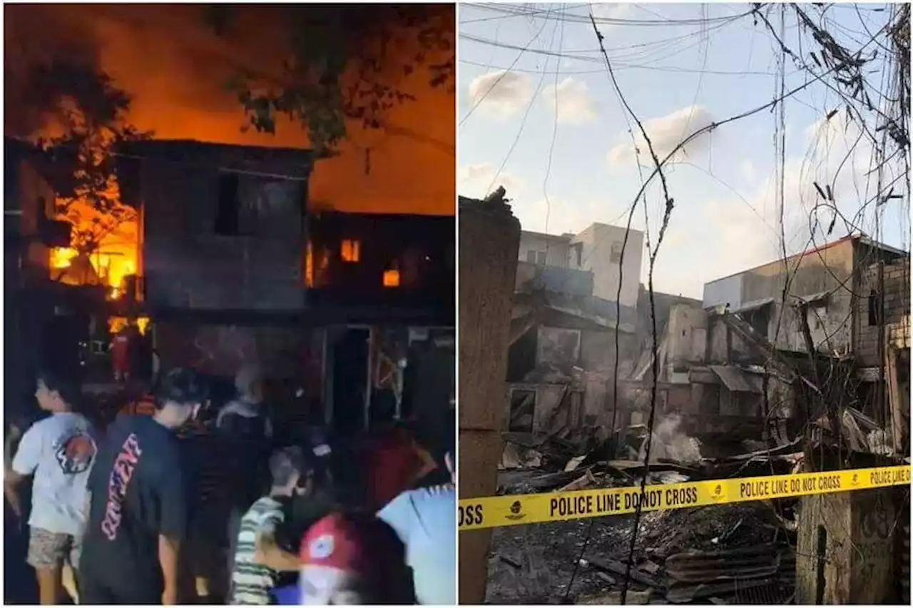 Seven dead, including two children found ‘hugging each other’, in fire near Manila