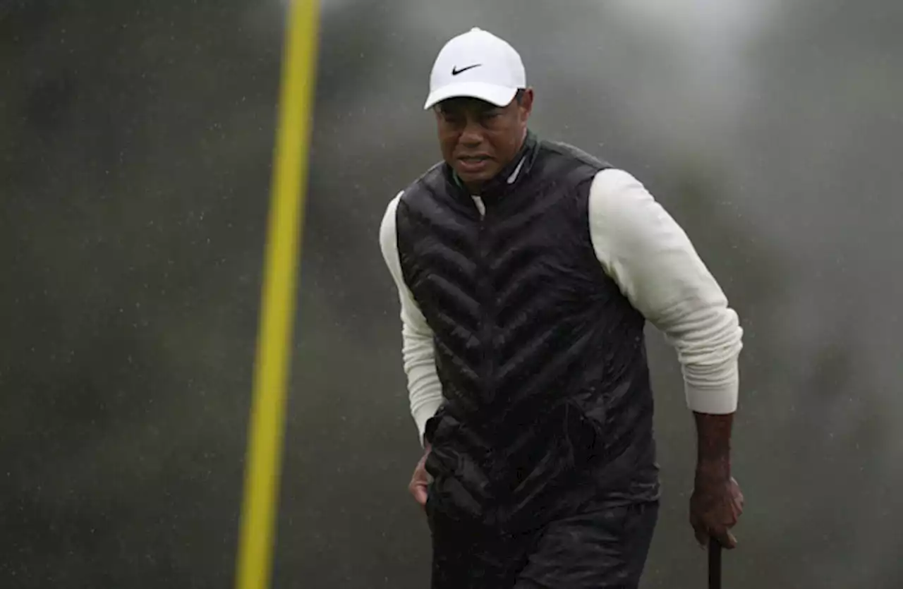 The beginning of the end for Tiger Woods as he limps bleakly around Augusta National