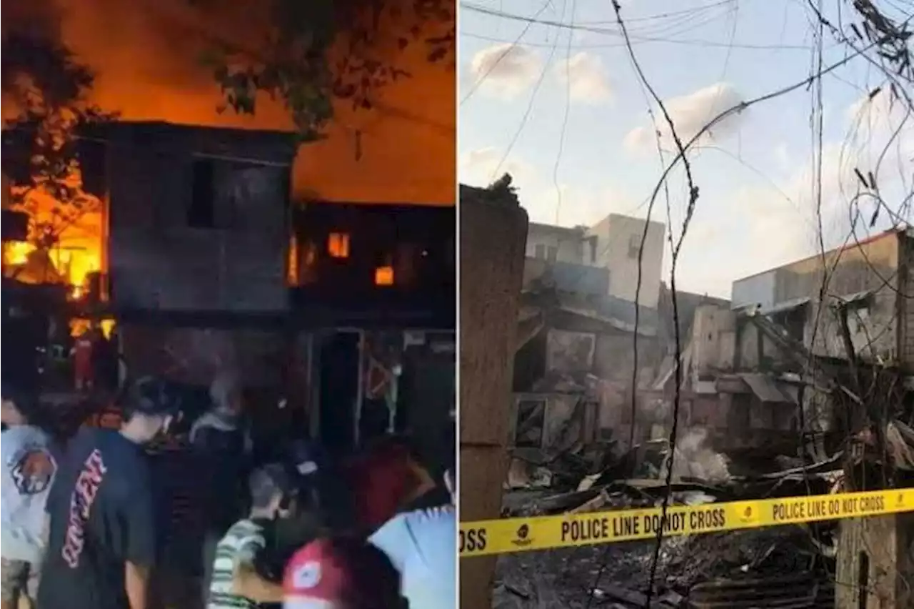 Seven dead, including two children found ‘hugging each other’, in fire near Manila