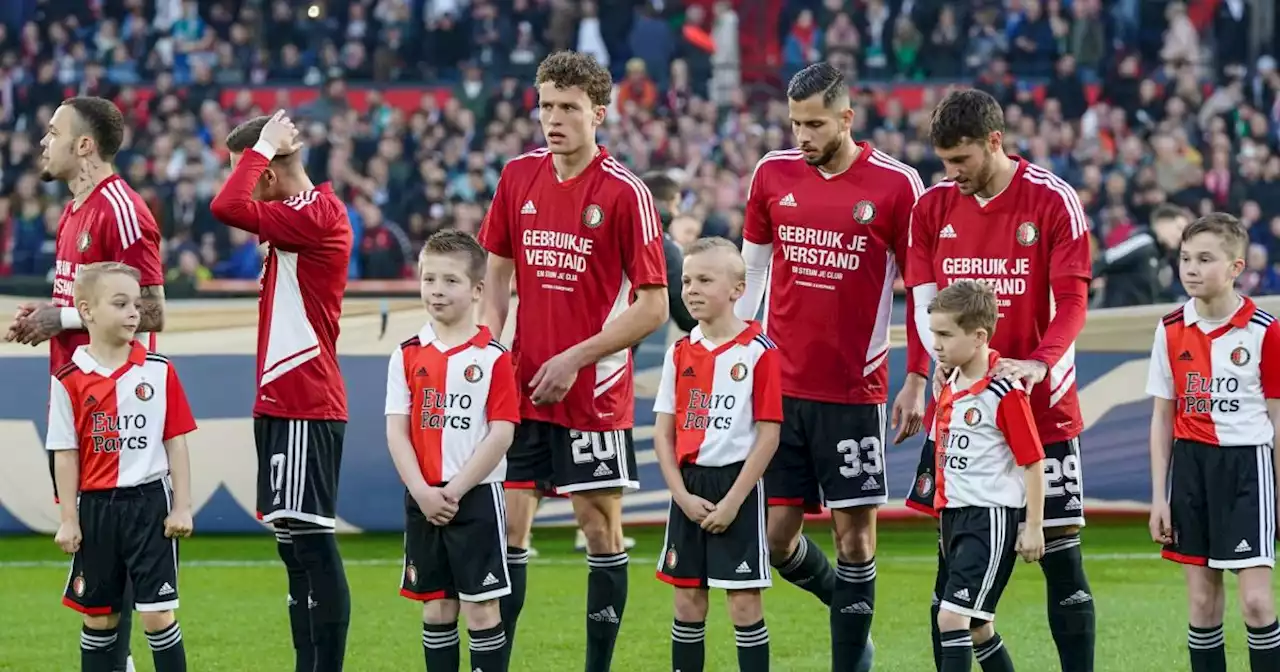 Feyenoord maakt statement met speciale shirts: 'Gebruik je verstand'