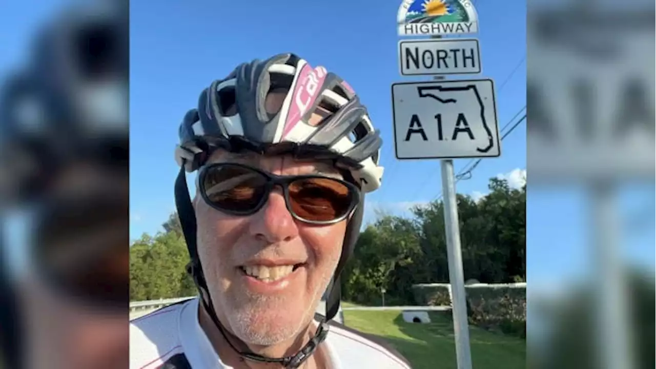 Husband pedaling over 3,000 miles to raise money for breast cancer research, support wife