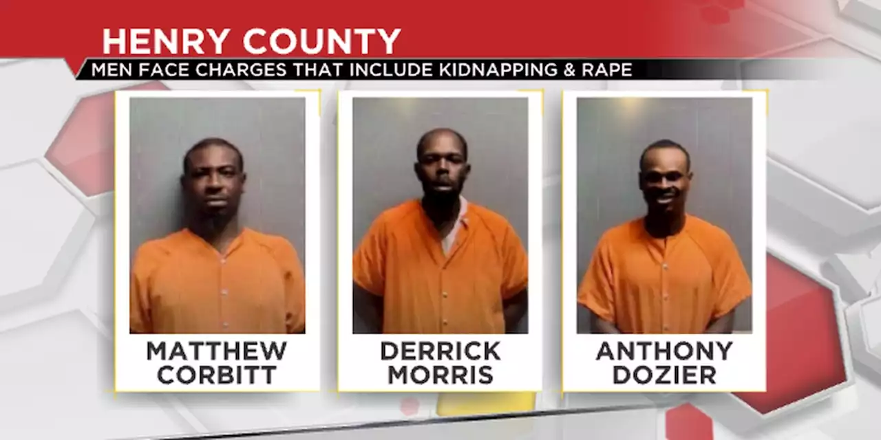 Henry County men face charges that include Kidnapping and Rape