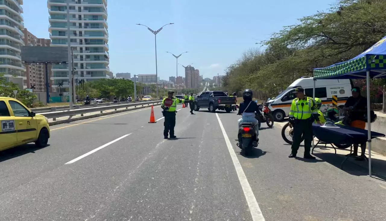 Durante Semana Santa, 21 accidentes dejan 20 heridos y dos muertos en Barranquilla