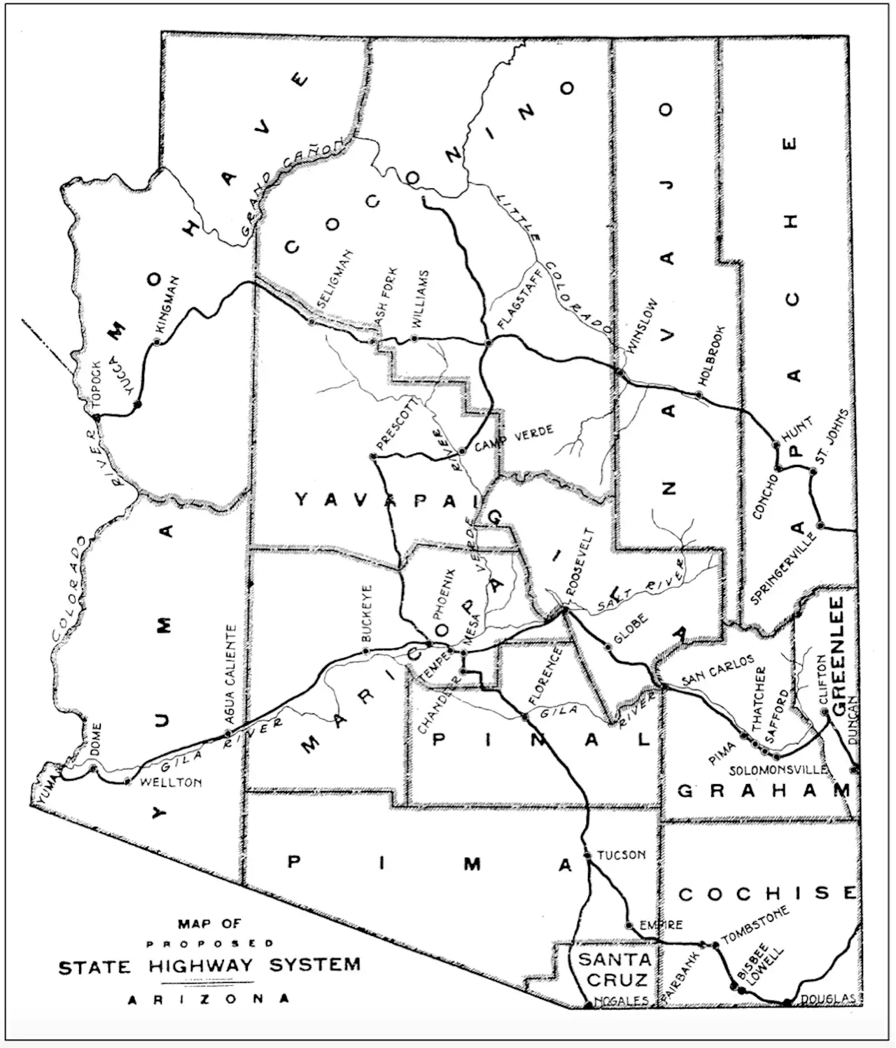 Transportation History: The Phoenix-to-Prescott Territorial Road | Department of Transportation