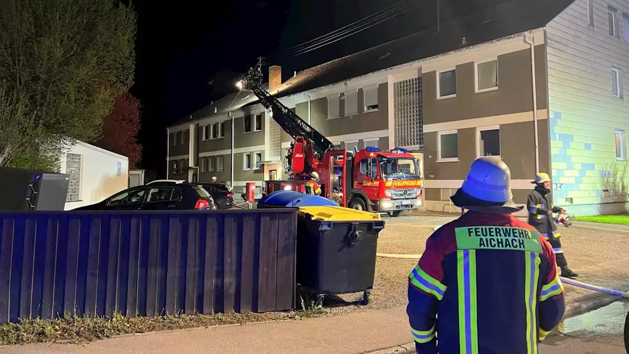 Frau stirbt in der Nacht zum 1. Mai bei Wohnungsbrand in Aichach