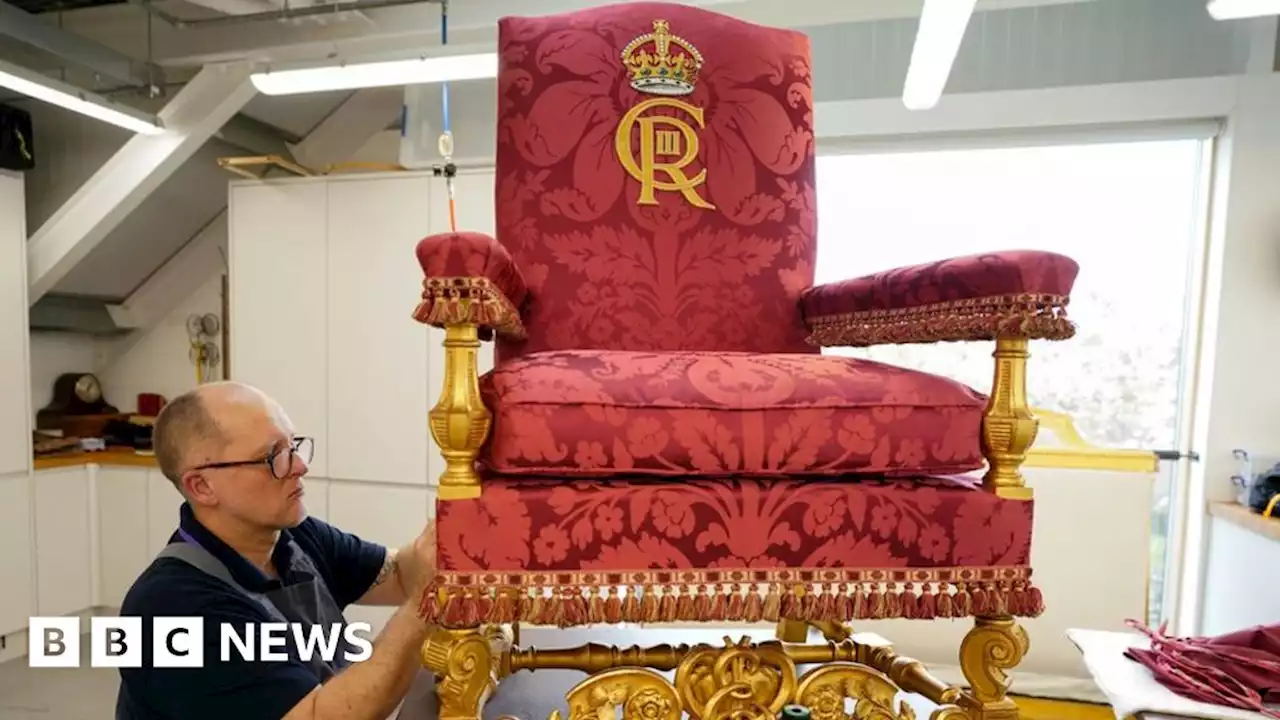 King Charles Coronation: George VI's chair recycled for enthronement