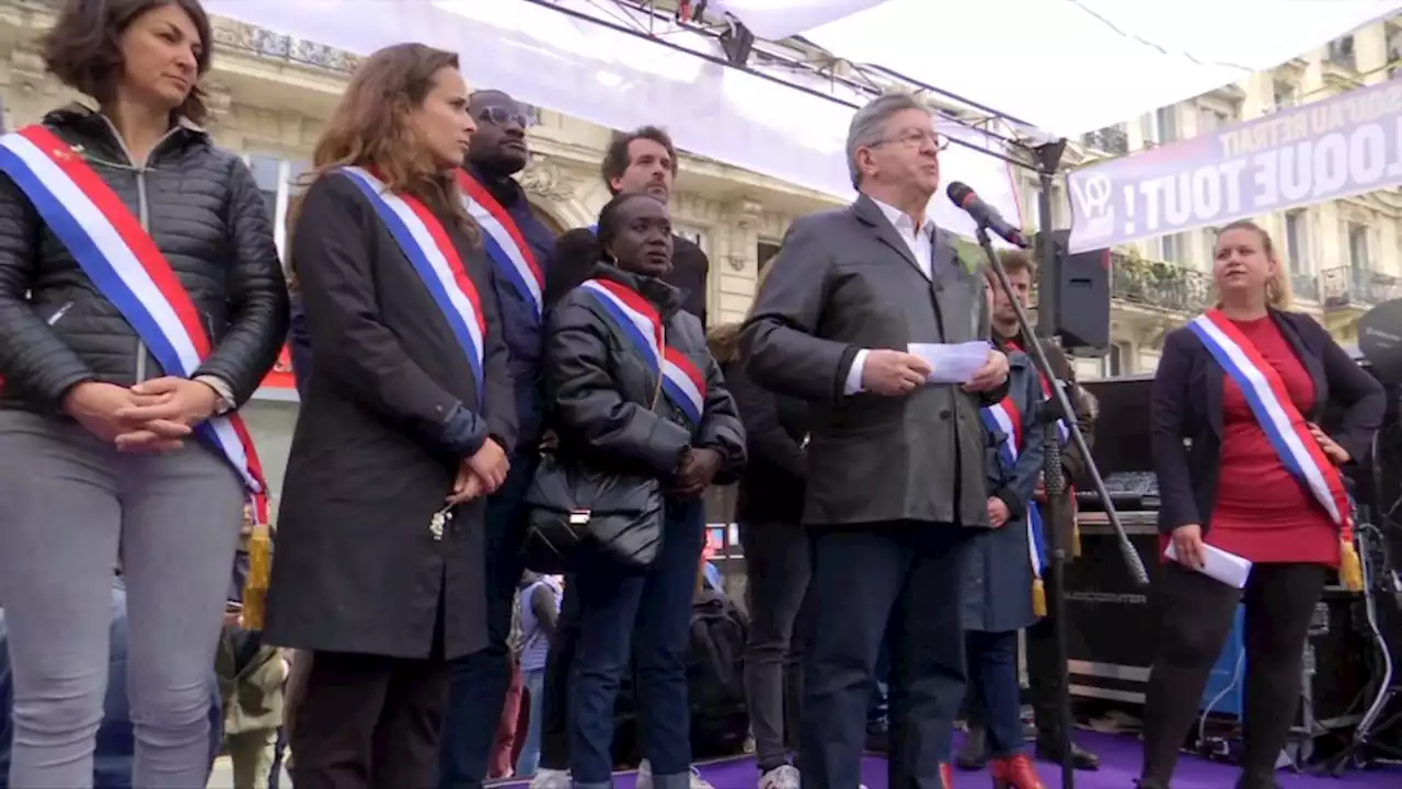 EN DIRECT - 1er-Mai: pour Mélenchon, 'la lutte continue' contre la réforme des retraites