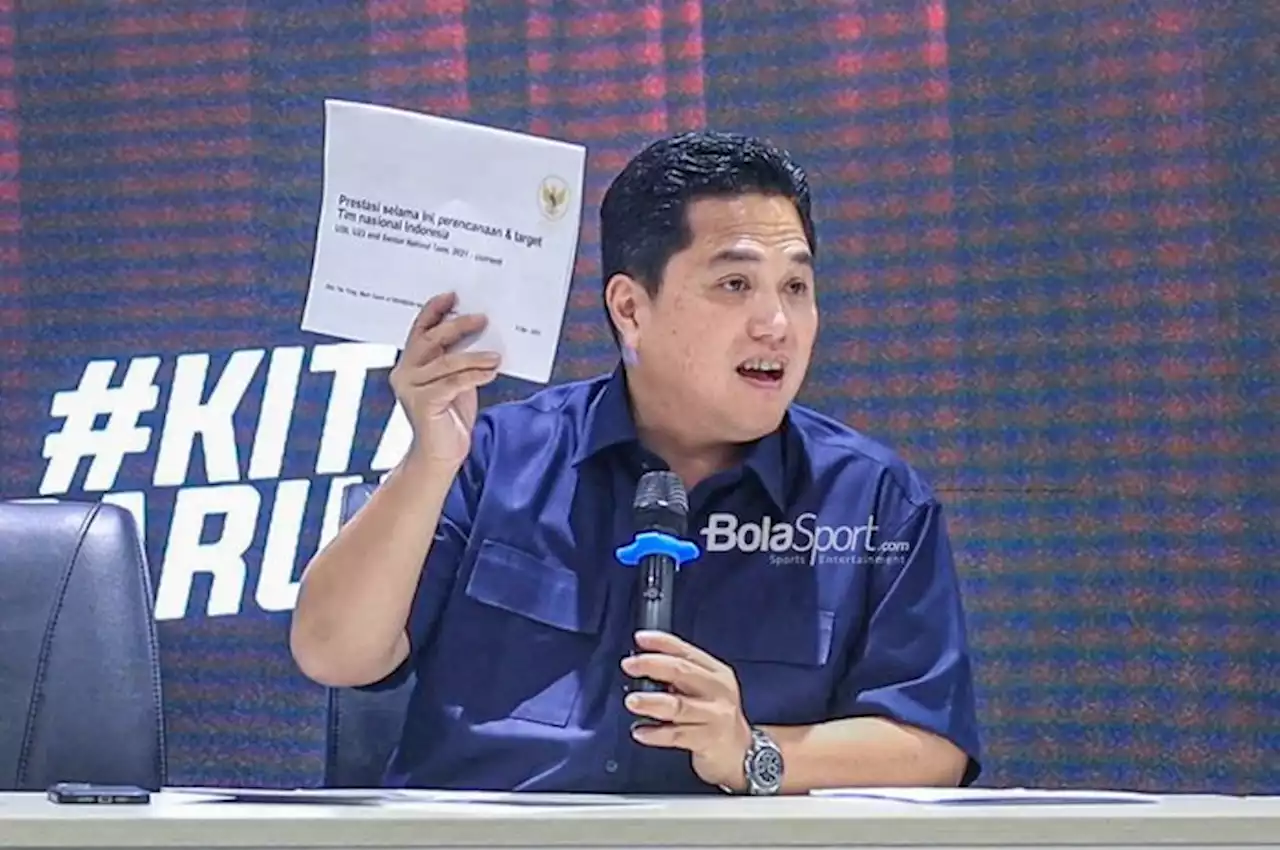 Erick Thohir Bicara Target Sepak Bola Indonesia, Bukan Hanya soal Ganti Pelatih - Bolasport.com