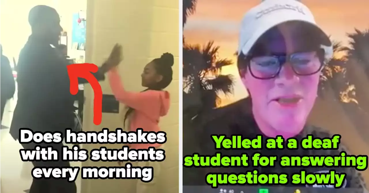 30 Wholesome Teachers Who Deserve A Raise, And 30 Toxic Teachers Who Should Be Fired Immediately