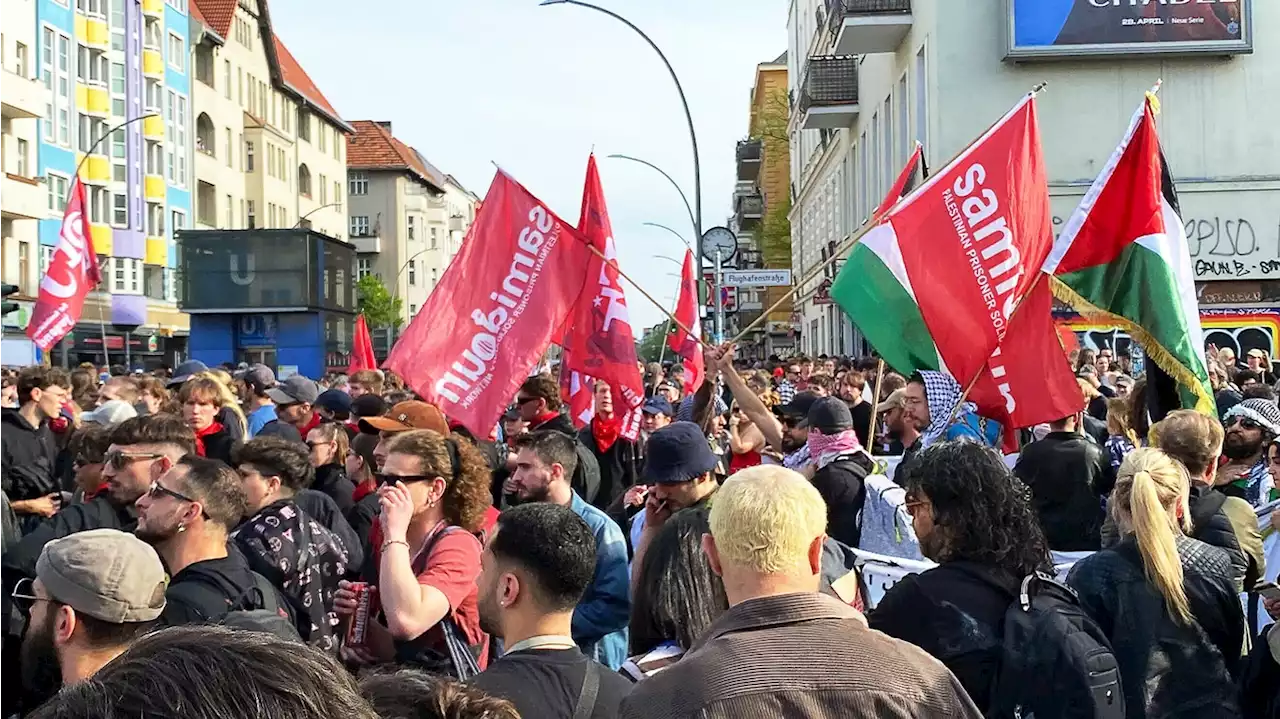 Judenhass auf Revolutionärer 1. Mai Demo in Berlin