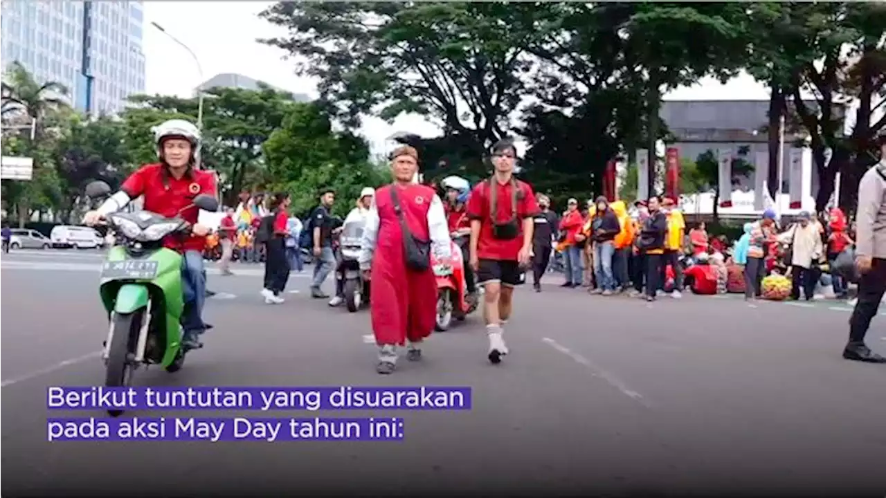 50 Ribu Buruh Diklaim Ikut Aksi May Day, Suarakan 7 Tuntutan