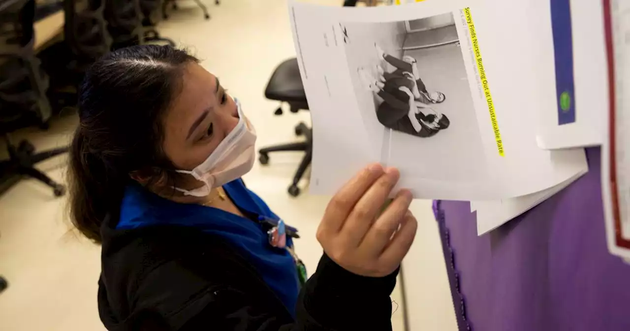 Nurses are experiencing more mental health strain now than in 2021, new study shows