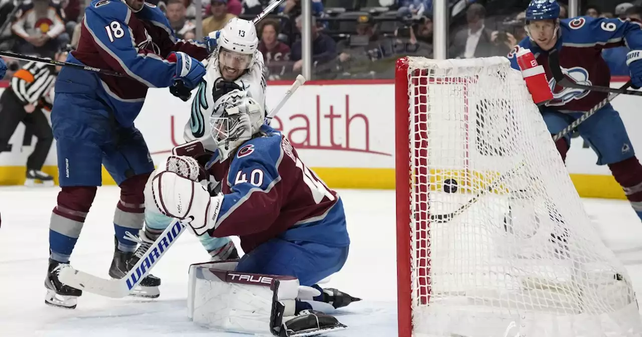 Kraken beat Avs 2-1, eliminate defending Stanley Cup champs