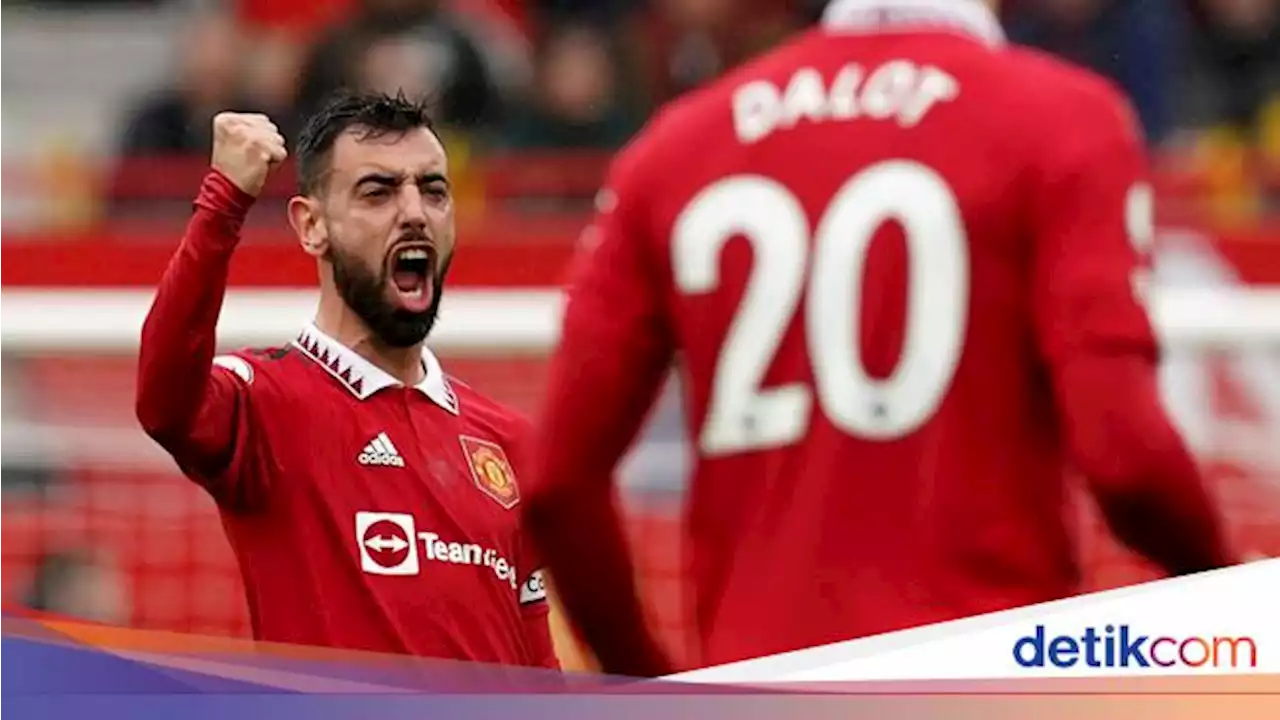 MU Kalahkan Aston Villa, Bruno Fernandes dan Lindelof Dipuji